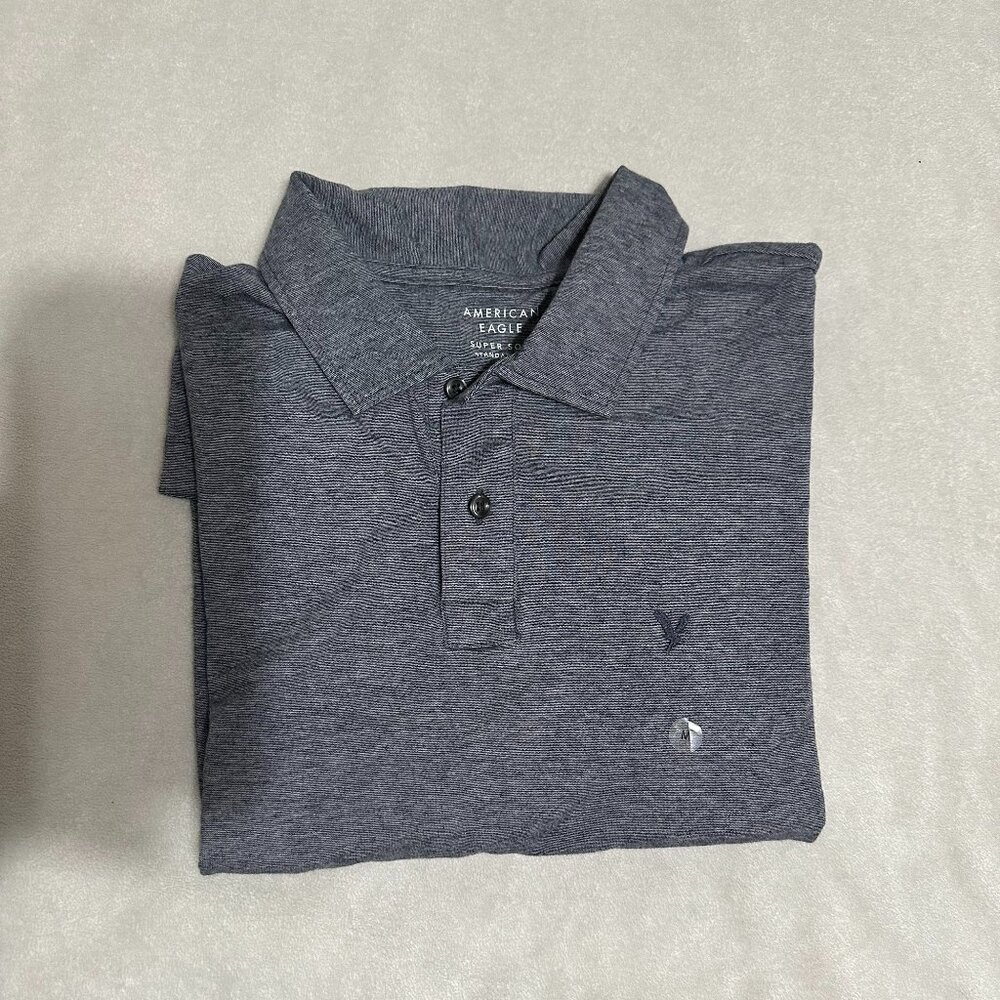 American Eagle Standard Fit Super Soft Polo